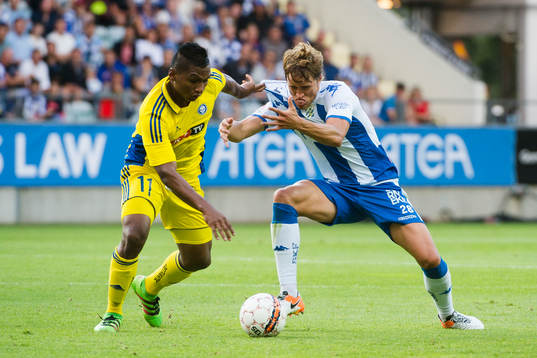 HJK Helsingfors Alfredo José Morelos Avilez och IFK