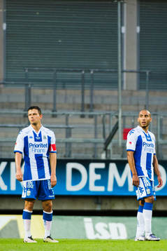 IFK Göteborgs Mads Albeck och Haitam Aleesami deppar