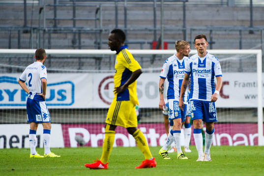 IFK Göteborgs Emil Salomonsson, Sebastian Eriksson och