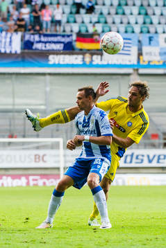IFK Göteborgs Jakob Ankersen och HJK Helsingfors Lum