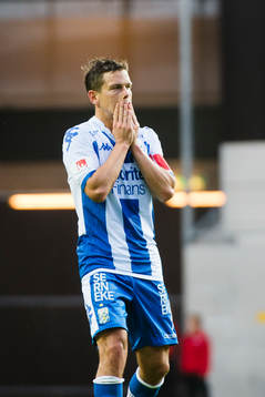 IFK Göteborgs Mads Albeck deppar