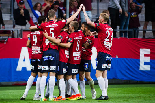 Örgrytes spelare jublar