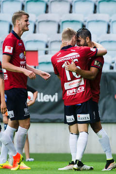 Örgrytes Johan Hammar, Sebastian Ohlsson och målskytten