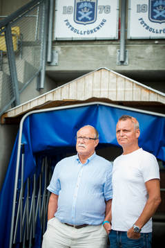 Ordförande Sten-Inge Fredin och vice ordförande Ingvar
