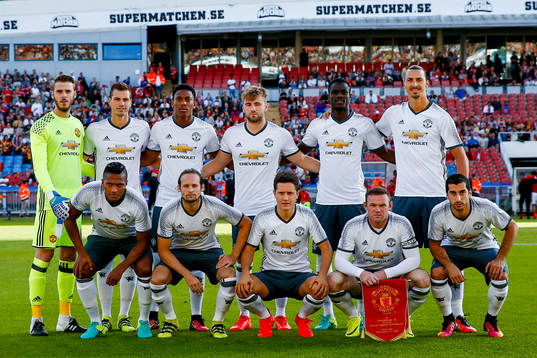 Manchester Uniteds startelva