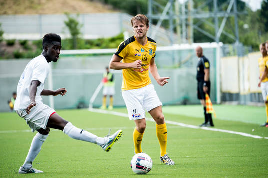 Malmös Francis Mensah mot Lunds Mårten Nordbeck