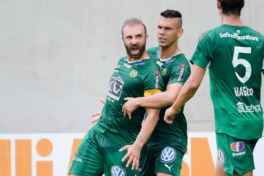 Hammarbys Kennedy Bakircioglu jublar