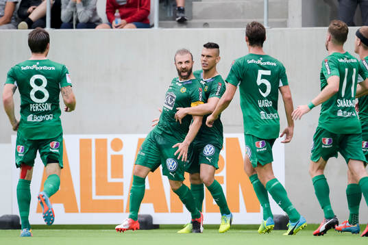 Hammarbys Kennedy Bakircioglu jublar
