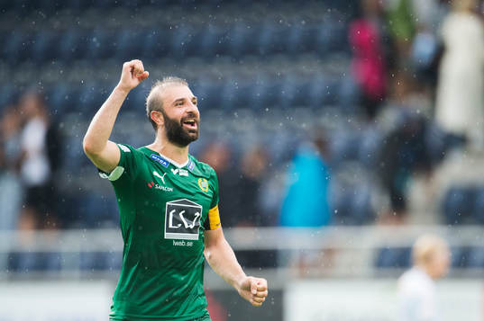 Hammarbys Kennedy Bakircioglu jublar