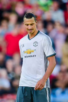 Manchester Uniteds Zlatan Ibrahimovic deppar