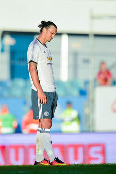 Manchester Uniteds Zlatan Ibrahimovic deppar