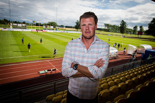 Ängelholms tränare Christian Järdler