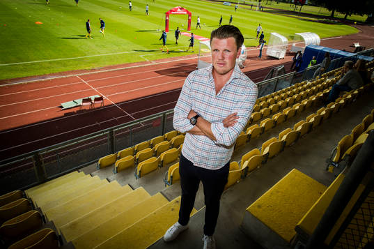 Ängelholms tränare Christian Järdler