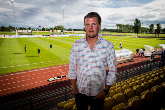 Ängelholms tränare Christian Järdler