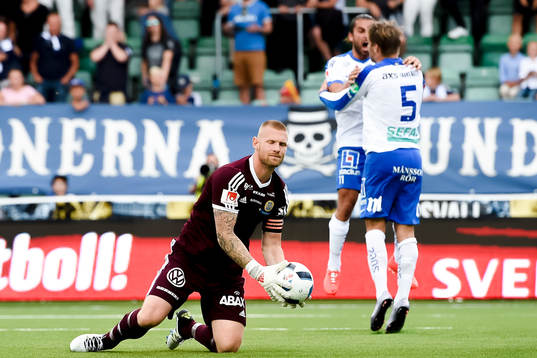 Sundsvalls målvakt Tommy Naurin deppar