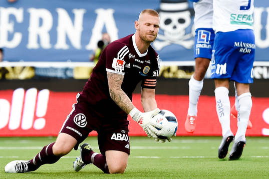Sundsvalls målvakt Tommy Naurin deppar