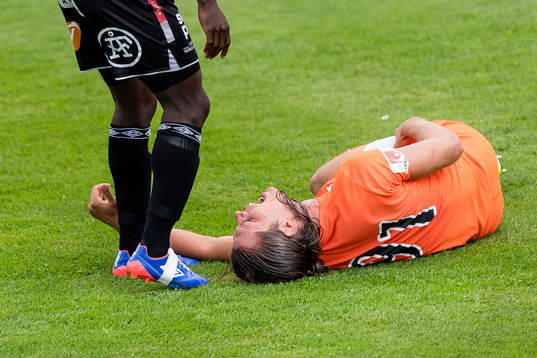 Athletics Erik Figueroa har ont