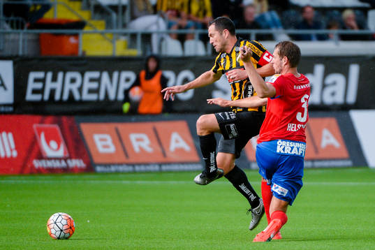 Häckens Martin Ericsson och Helsingborgs Frederik Helstrup
