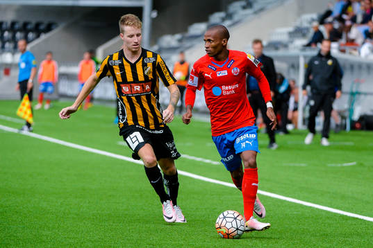 Häckens Samuel Gustafson och Helsingborgs Amethyst Bradley