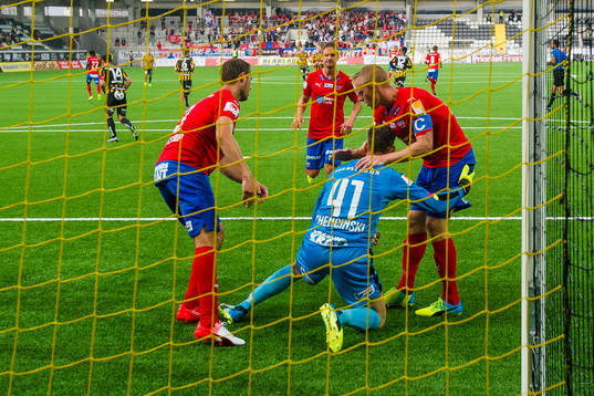 Helsingborgs Frederik Helstrup, Johan Mårtensson och