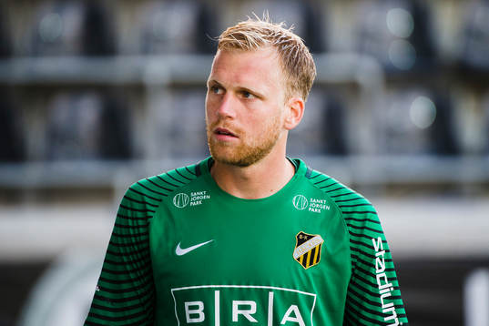 Häckens målvakt Peter Abrahamsson