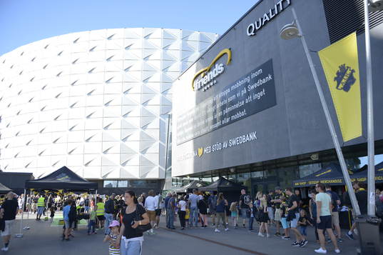 under fotbollsmatchen i Allsvenskan mellan AIK och