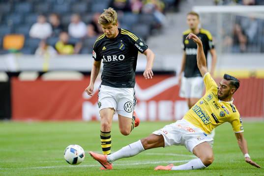 s Anton Jönsson Salétros och Falkenbergs Amin Nazari