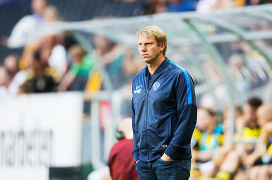 Falkenbergs tränare Hans Eklund