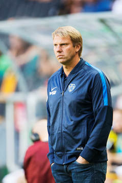 Falkenbergs tränare Hans Eklund