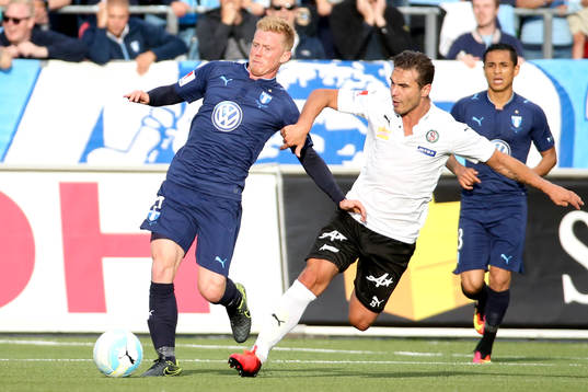 Malmö FFs Anders Christiansen och Örebros Nordin Gerzic