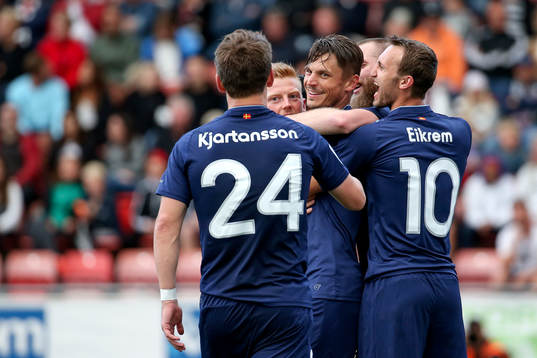 Malmö FFs Markus Rosenberg jublar
