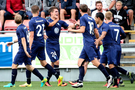Malmö FFs Vidar Örn Kjartansson jublar