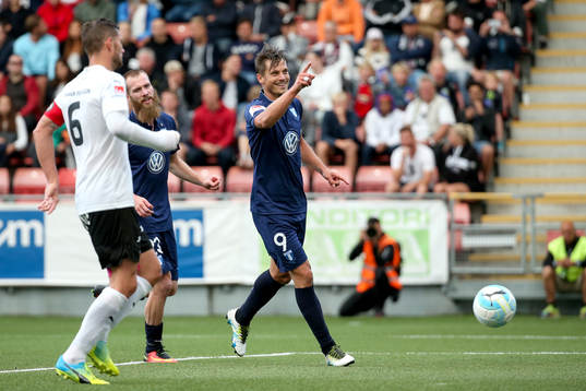Malmö FFs Markus Rosenberg jublar