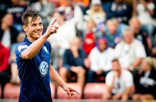 Malmö FFs Markus Rosenberg jublar
