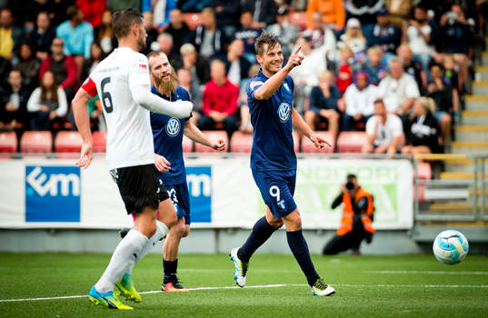 Malmö FFs Markus Rosenberg jublar