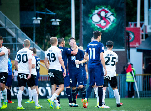 Malmö FFs Vidar Örn Kjartansson är glad