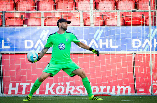 Malmö FFs målvakt Johan Wiland