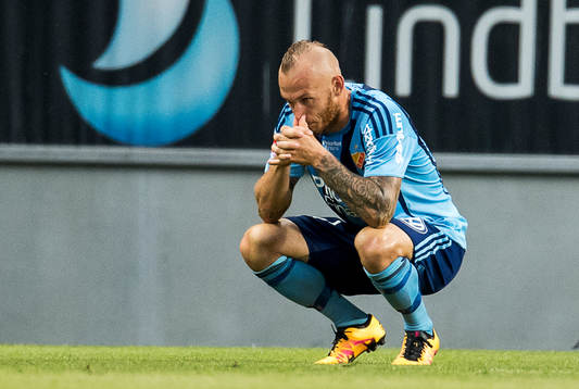 Djurgårdens Magnus Eriksson deppar