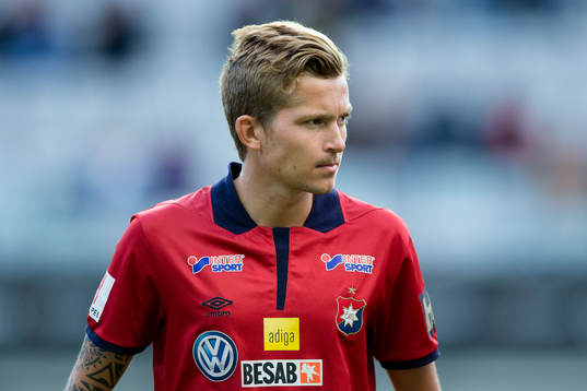 Örgrytes Andreas Östling innan fotbollsmatchen i