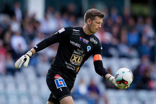 Åtvidabergs målvakt Gustav Jansson