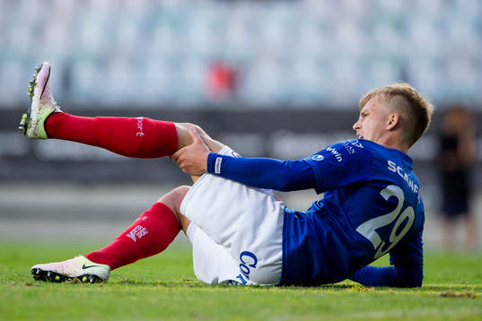 Åtvidabergs Jens Jakobsson med kramp