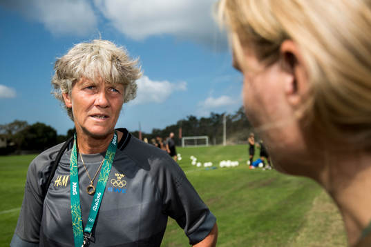 Förbundskapten Pia Sundhage