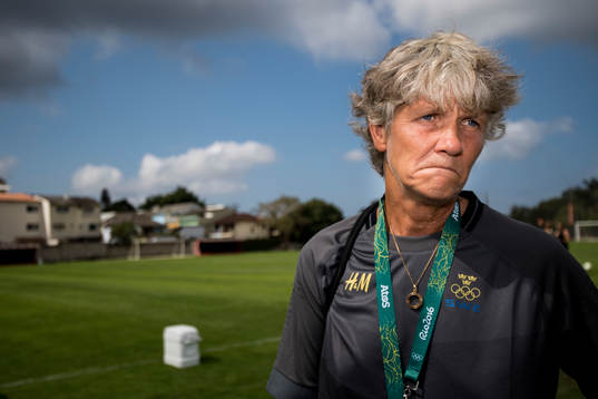 Förbundskapten Pia Sundhage