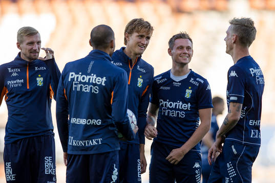 IFK Göteborgs Sebastian Eriksson, Thomas Rogne, Jakob