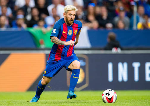 Barcelonas Leo Messi