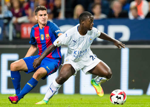 Leicester Citys Nampalys Mendy