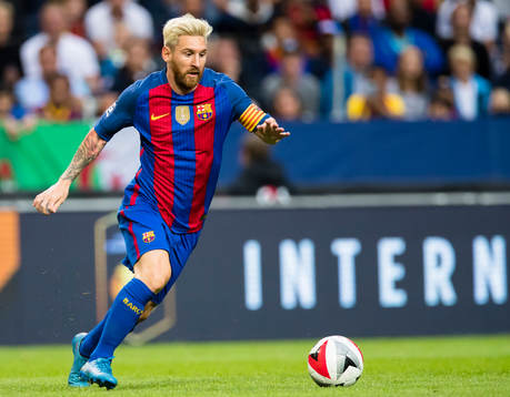 Barcelonas Leo Messi