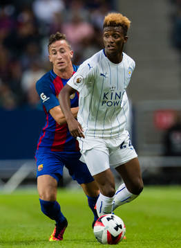 Leicester Citys Demarai Gray