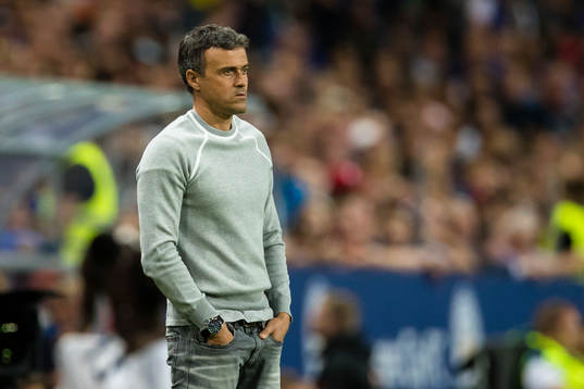Barcelonas tränare Luis Enrique Martinez