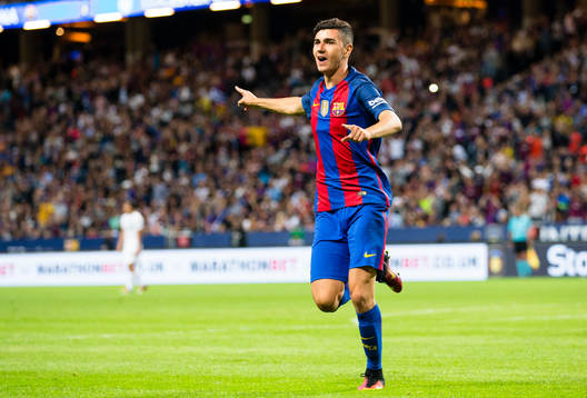 Barcelonas Rafael Mujica gör 4-2